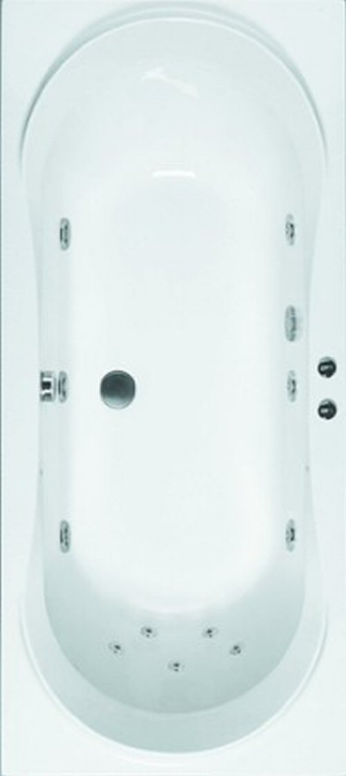 Larger image of Saninova Stratos Duo Deluxe 1800 Silver 11 Jets
