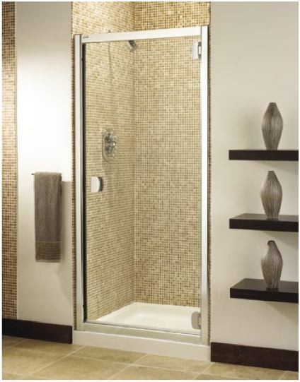Larger image of Image Ultra 760mm hinged shower enclosure door.
