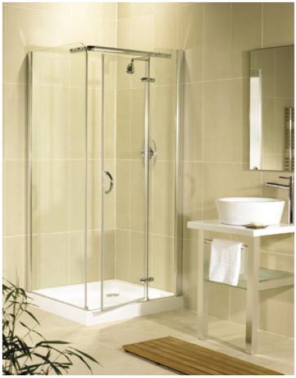 Larger image of Image Allure 1200x900 right hand shower enclosure with hinged door.
