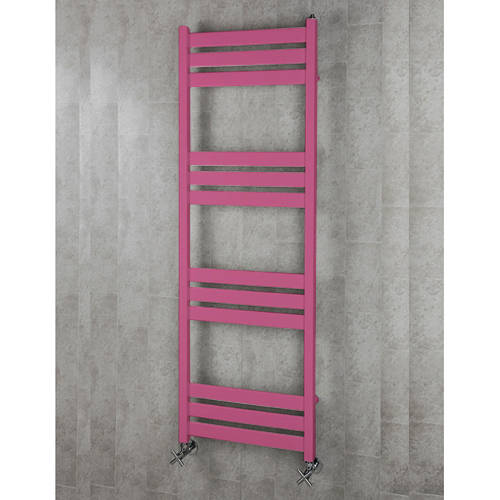 Larger image of Colour Heated Towel Rail & Wall Brackets 1500x500 (Heather Violet).