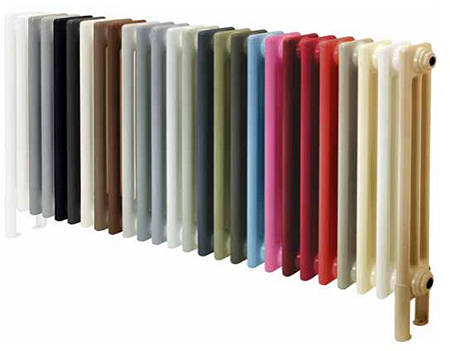 Example image of Colour Heated Towel Rail & Wall Brackets 655x500 (Silk Grey).