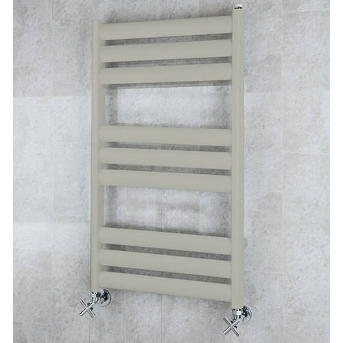 Larger image of Colour Heated Ladder Rail & Wall Brackets 780x500 (Pebble Grey).