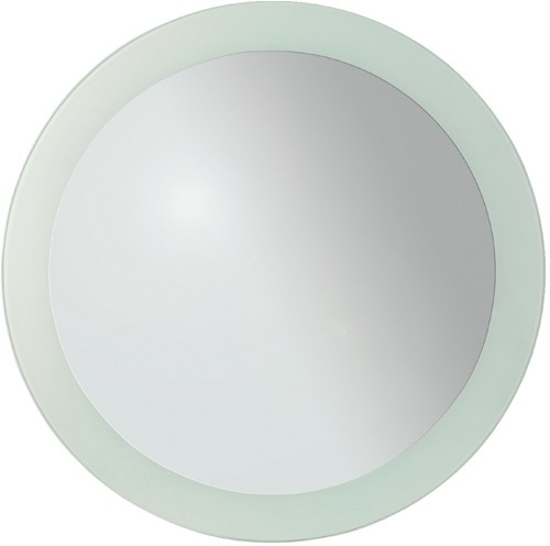 Example image of Croydex Cabinets Round Mirror Bathroom Cabinet.  525x525x105mm.