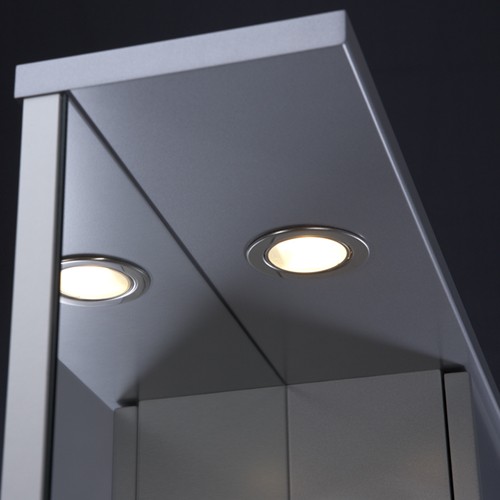 Example image of Croydex Cabinets Mirror Bathroom Cabinet, Light & Shaver.  600x710x150mm.