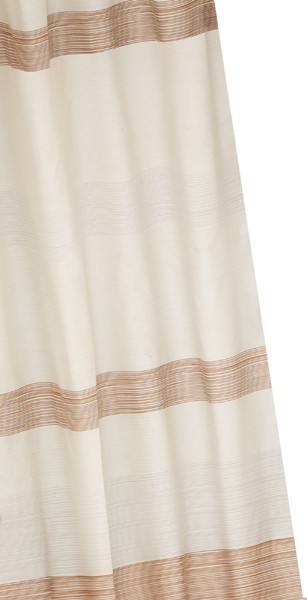 Larger image of Croydex Textile Hygiene Shower Curtain & Rings (Desert Stripe, 1800mm).