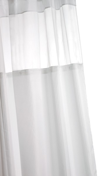 Larger image of Croydex Textile Pro Shower Curtain & Rings (Regency Stripe, 1800mm).
