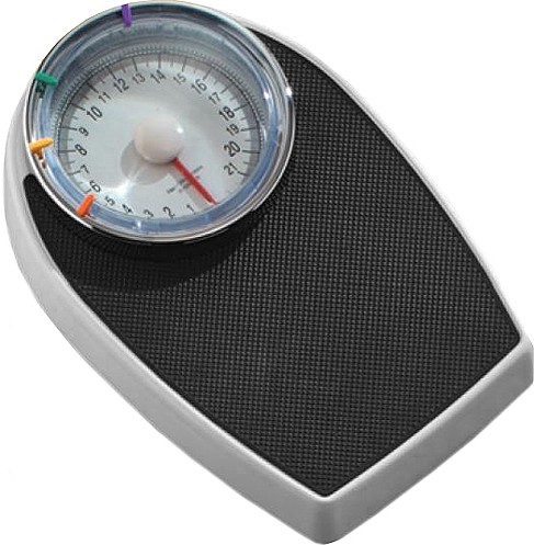 Larger image of Croydex Scales Doctors Mechanical Bathroom Scales (Black & White).