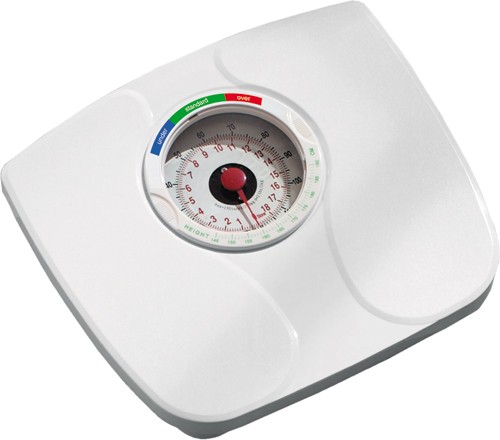 Larger image of Croydex Scales Basic Mechanical Bathroom Scales (White).
