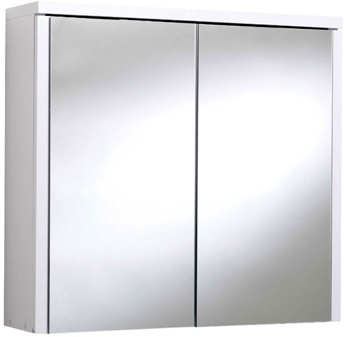 Larger image of Croydex Cabinets Irwell Double Mirror Bathroom Cabinet.  540x500x160mm.