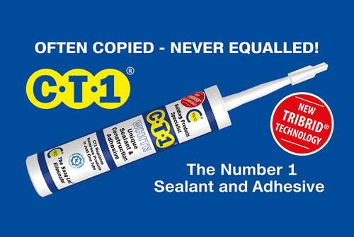 Example image of CT1 Sealant & Construction Adhesive (1 Tube, Grey Colour).