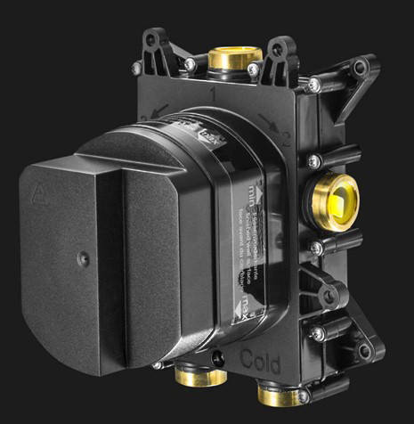 Example image of Crosswater Glide II Crossbox 3 Outlet Shower Valve (Stainless Steel).