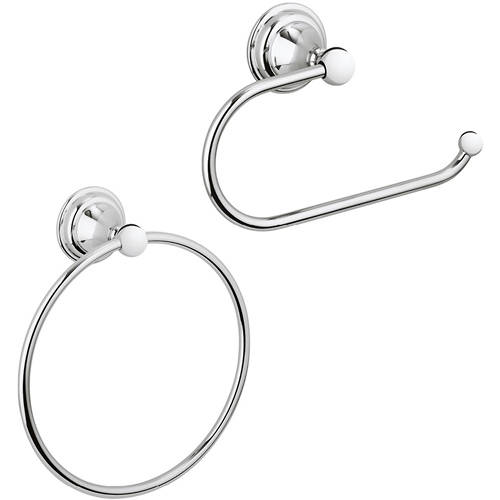 Larger image of Crosswater Belgravia Bathroom Accessories Pack 1 (Chrome).