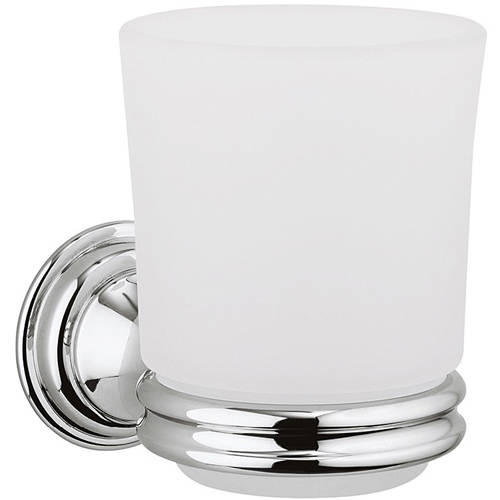 Larger image of Crosswater Belgravia Tumbler & Holder (Chrome).