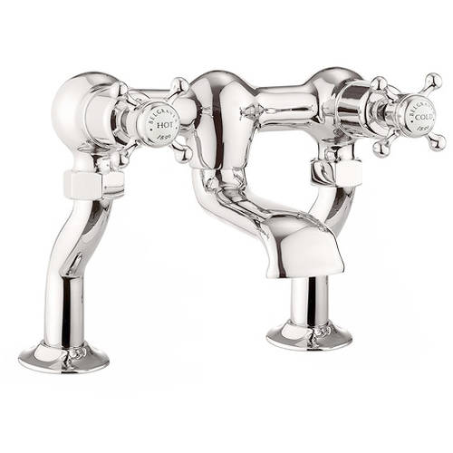 Crosswater Belgravia Bath Filler Tap (Crosshead, Chrome).