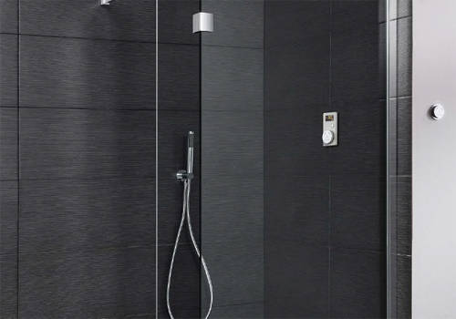 Example image of Crosswater Elite Digital Showers Carrera Shower & Bath Filler Pack (White).