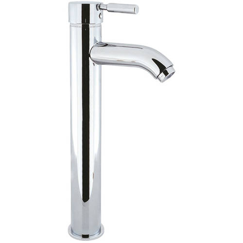 Larger image of Crosswater Design Tall Monoblock Basin Tap (Chrome).