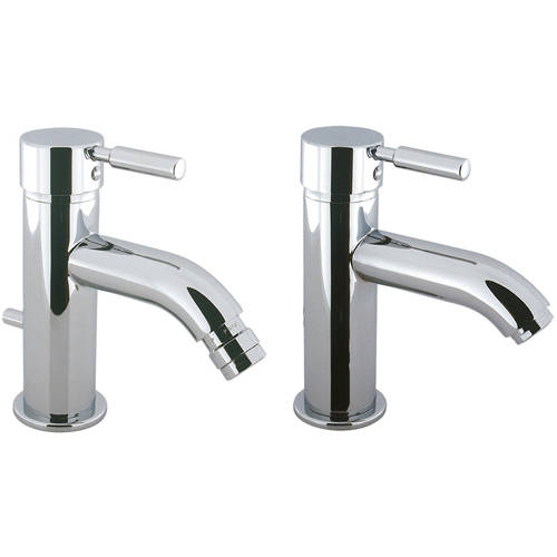 Larger image of Crosswater Design Monoblock Basin & Bidet Tap Pack (Chrome).