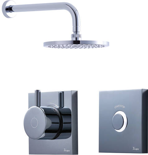 Larger image of Crosswater Kai Lever Showers Digital Shower Pack 01 With Remote (HP).