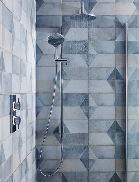 Example image of Crosswater Kai Lever Showers Dual Digital Shower, Head & Rail Kit (HP)
