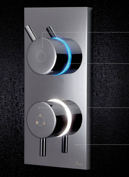 Example image of Crosswater Kai Lever Showers Digital Shower, Head & Bath Spout (HP).