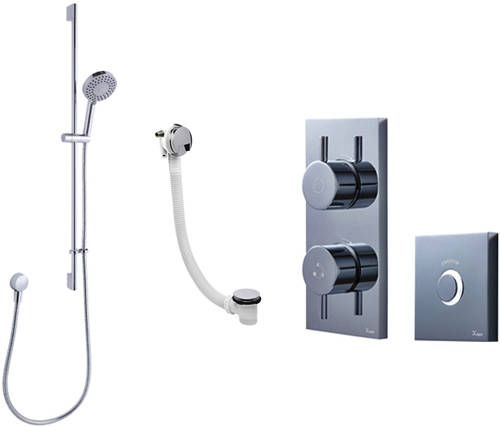 Larger image of Crosswater Kai Lever Showers Digital Shower Pack 09 With Remote (HP).