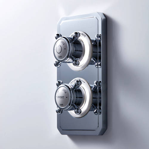 Larger image of Crosswater Belgravia Digital Dual Outlet Digital Shower Valve (X-Head, HP).