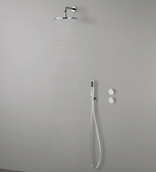 Example image of Crosswater Duo Digital Showers Esprit Pack With Shower kit & Round Head.