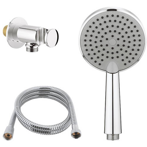 Larger image of Crosswater Ethos Premium Shower Kit 3 (Chrome).