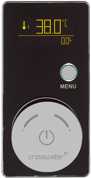 Example image of Crosswater Elite Digital Showers Evoke Shower & Bath Filler Pack (Black).