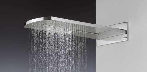 Example image of Crosswater Showers Wall Mounted Multifunction Shower Head 235x593mm.