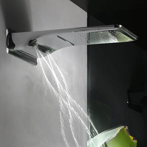 Crosswater Showers Multifunction Shower Head With Waterfall 270X593mm.