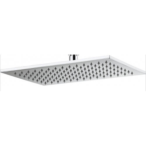 Larger image of Crosswater Zion Rectangular Shower Head 340x220mm (Chrome).