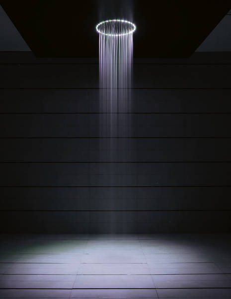 Example image of Crosswater Illuminated Rio White LED Shower Head (240mm diameter).