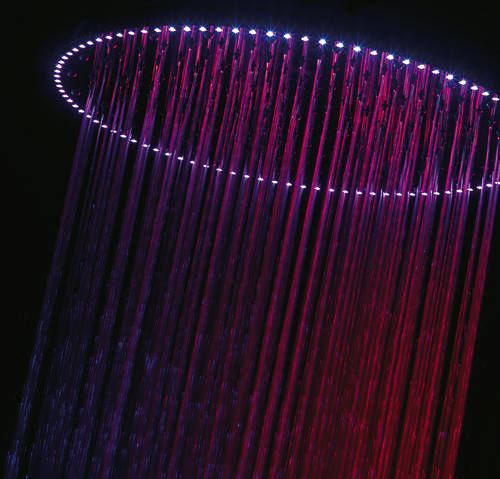 Crosswater Light Illuminated Rio Spectrum Led Shower Head (400Mm Diameter).