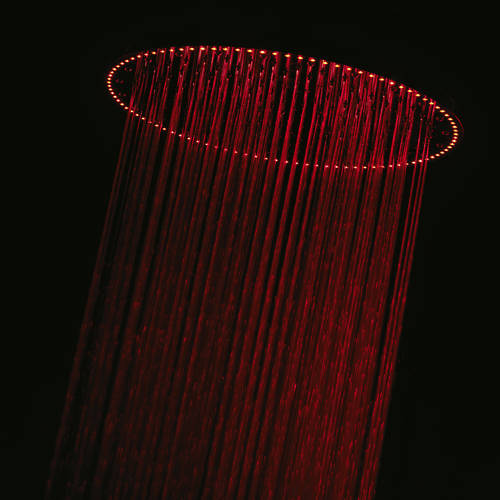 Example image of Crosswater Illuminated Rio Spectrum LED Shower Head (400mm diameter).