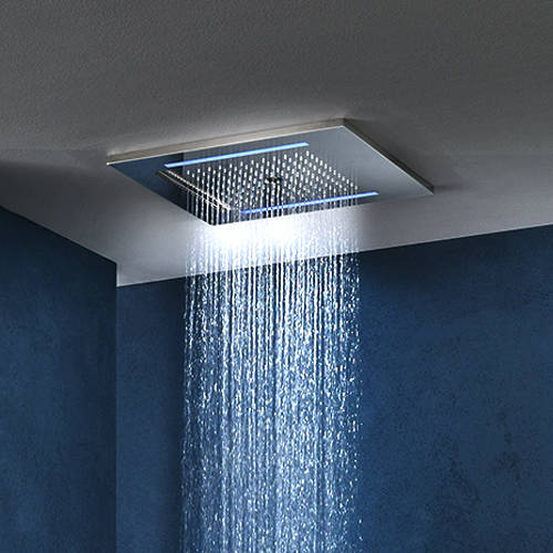 Crosswater Revive Led Chromotherapy Shower Head 500X500 (3 Mode).