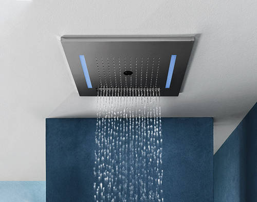 Example image of Crosswater Revive LED Chromotherapy Shower Head 500x500 (3 Mode).