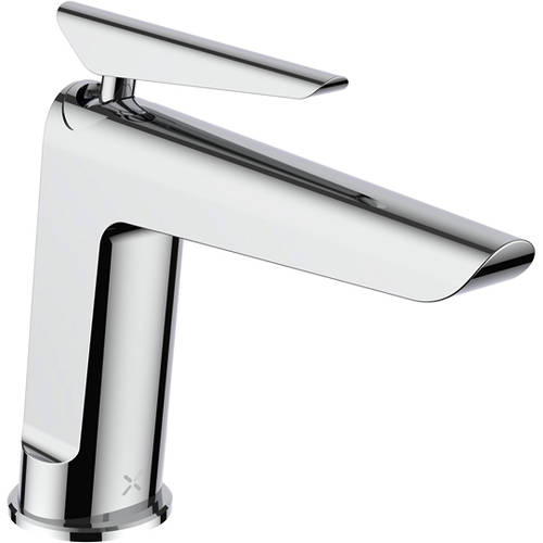 Larger image of Crosswater Foile Basin Mixer Tap With Lever Handle (Chrome).