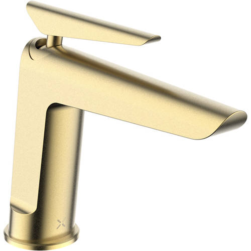 Larger image of Crosswater Foile Basin Mixer Tap With Lever Handle (Br Brass).