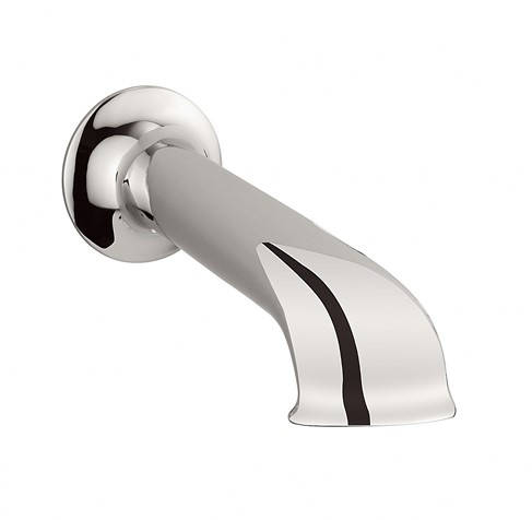 Larger image of Crosswater Belgravia Traditional Bath Filler Spout (Nickel).