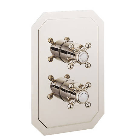 Larger image of Crosswater Belgravia Crosshead 1 Outlet Shower Valve (Nickel).