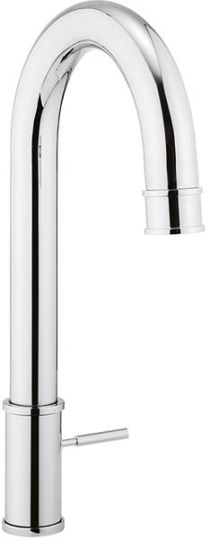 Example image of Crosswater KH Zero 5 Kitchen Tap With Side Lever Handle (Chrome).