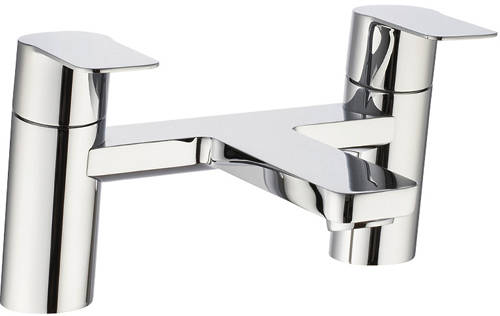 Example image of Crosswater KH Zero 6 Basin & Bath Filler Tap Pack (Chrome).