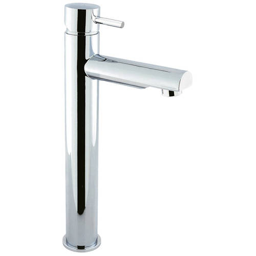 Crosswater Kai Lever Showers Tall Basin Mixer Tap (Chrome).