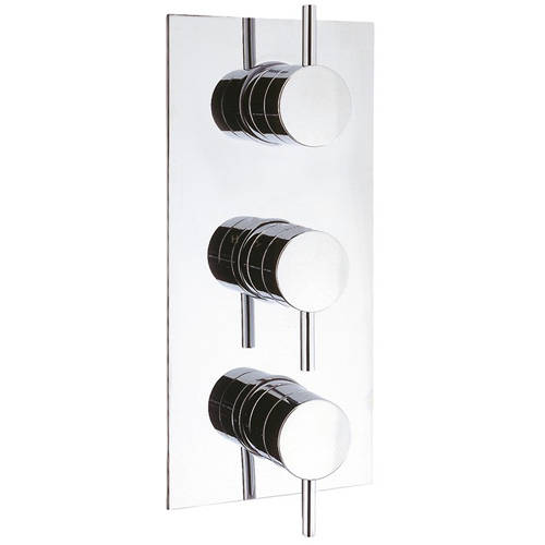 Larger image of Crosswater Fusion Thermostatic Shower Valve (2 Outlets, Chrome).