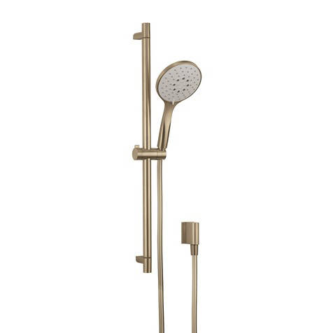 Larger image of Crosswater MPRO Slide Rail Shower Kit (Brushed Brass).
