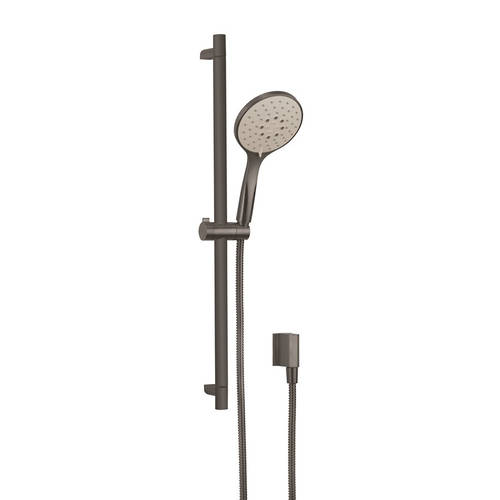 Larger image of Crosswater MPRO Slide Rail Shower Kit (Slate).