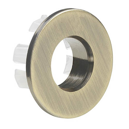 Crosswater Mpro Basin Overflow Cover (Brushed Brass).