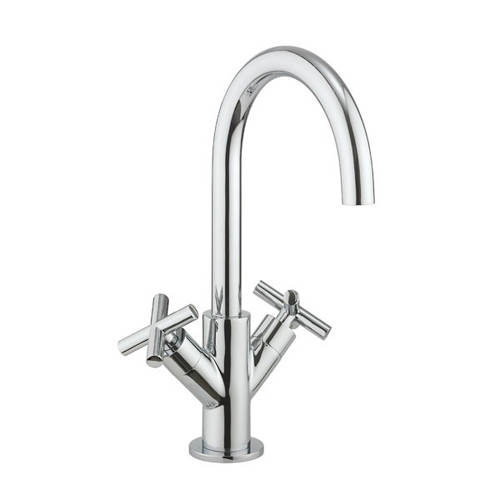 Crosswater Mpro Monoblock Crosshead Basin Tap (Chrome).