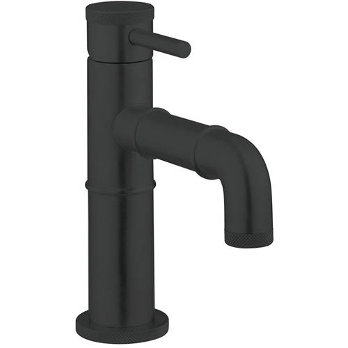 Crosswater Black Industrial Basin Mixer Tap (Carbon ).